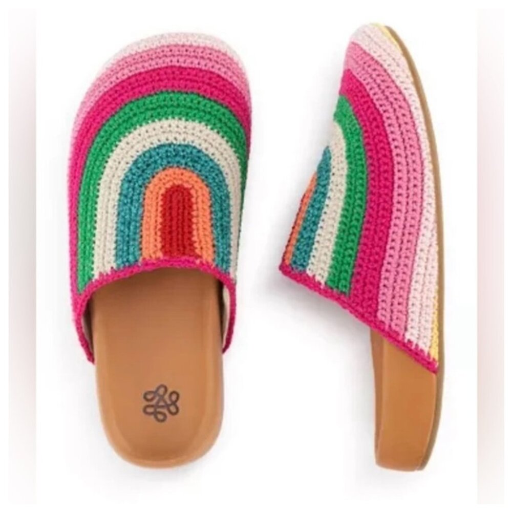 THE SAK Bolinas Clogs With Leather Footbed in Beach Stripe - Picture 3 of 6